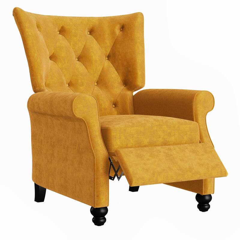 Copper Grove Plush Pushback Recliner Chairs (Set of 2)