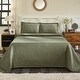 preview thumbnail 36 of 64, Superior Jacquard Matelasse Basket Cotton Bedspread Set