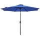 preview thumbnail 40 of 142, Holme 9-foot Steel Market Patio Umbrella with Tilt-and-Crank
