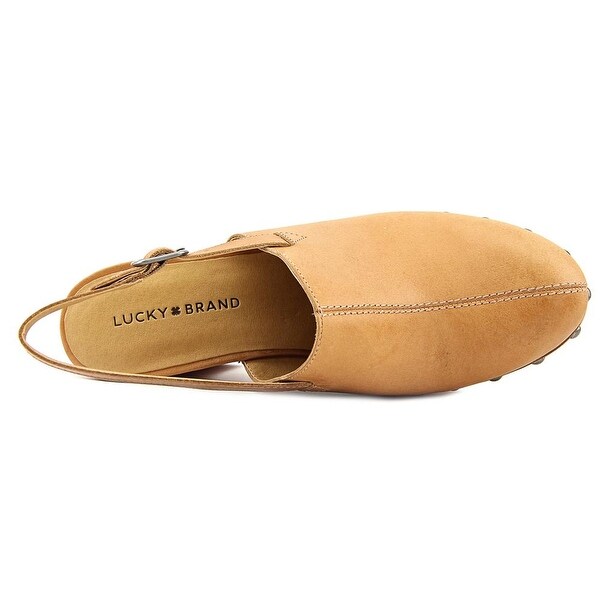 lucky brand leather mules