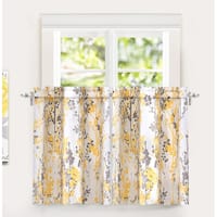 Buy Yellow Curtain Tiers Online at Overstock | Our Best ...