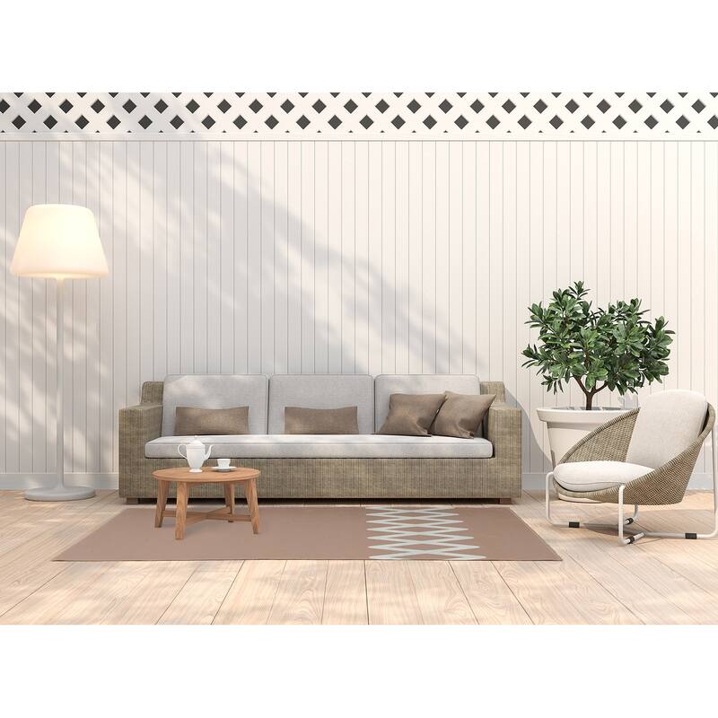 Zipper Stripe Indoor/Outdoor Rug