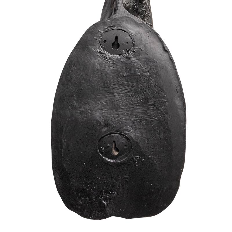 Resin and Metal Giraffe Wall Sconce with Inline Switch, Gold Finish, Black - 8.3"L x 7.9"W x 23.6"H