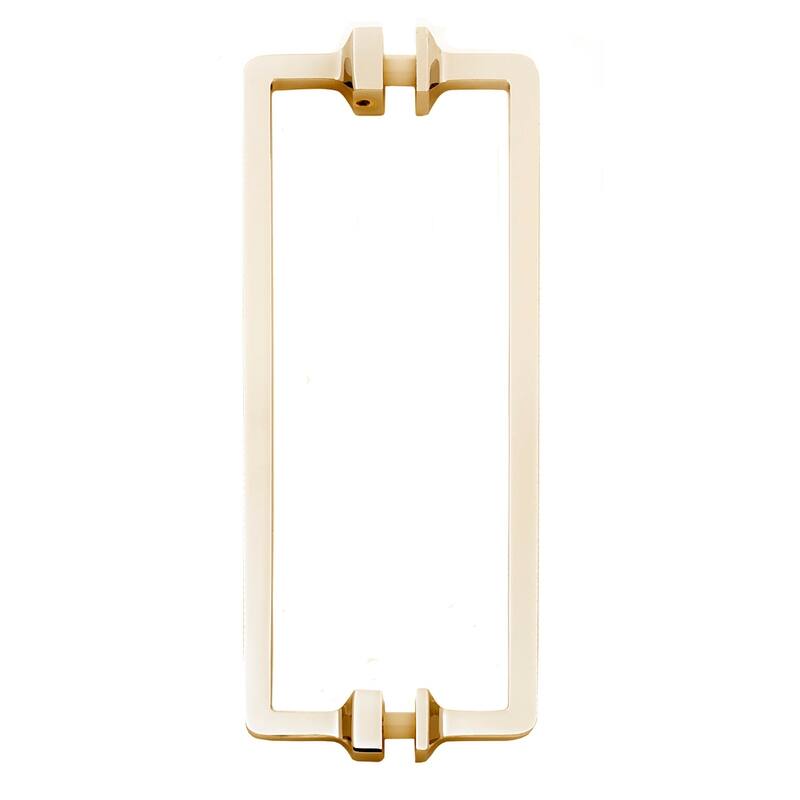 Alno Millennium Luxury Industrial 8" Center to Center Back to Back - Unlacquered Brass