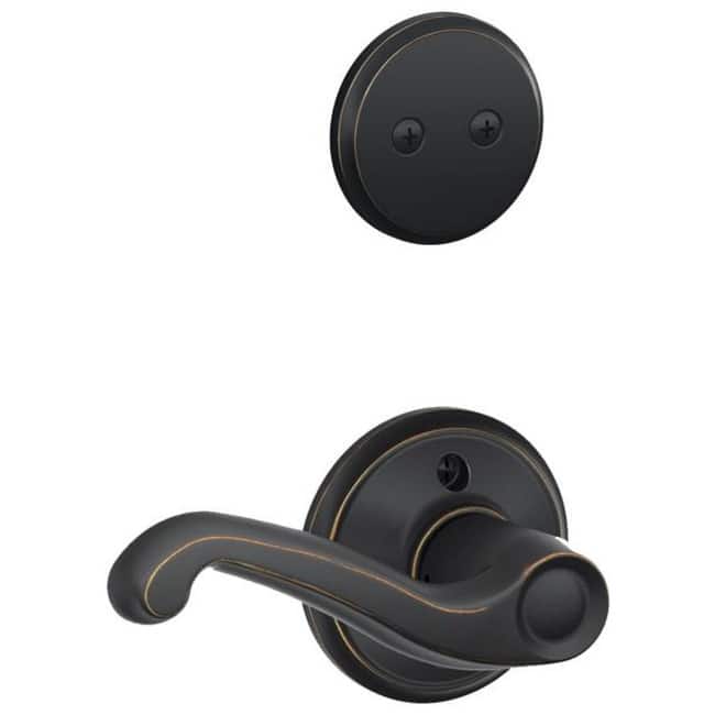 Schlage Flair Right Handed One-Sided Dummy Interior Pack - Exterior