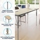 preview thumbnail 49 of 58, Commercial Adjustable Height Rectangular Activity Table-Standard Legs