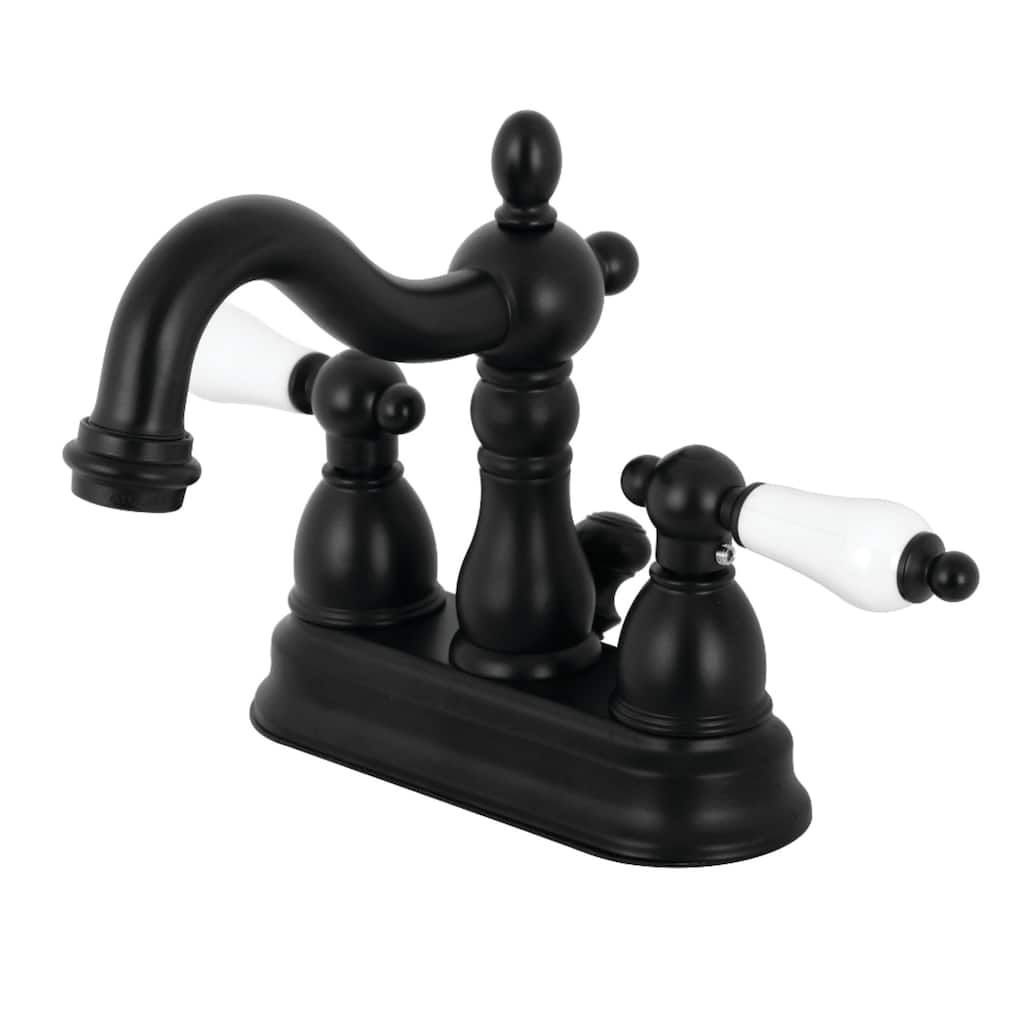 Heritage Two-Handle 3-Hole Deck Mount 4 in. Centerset Bathroom Faucet