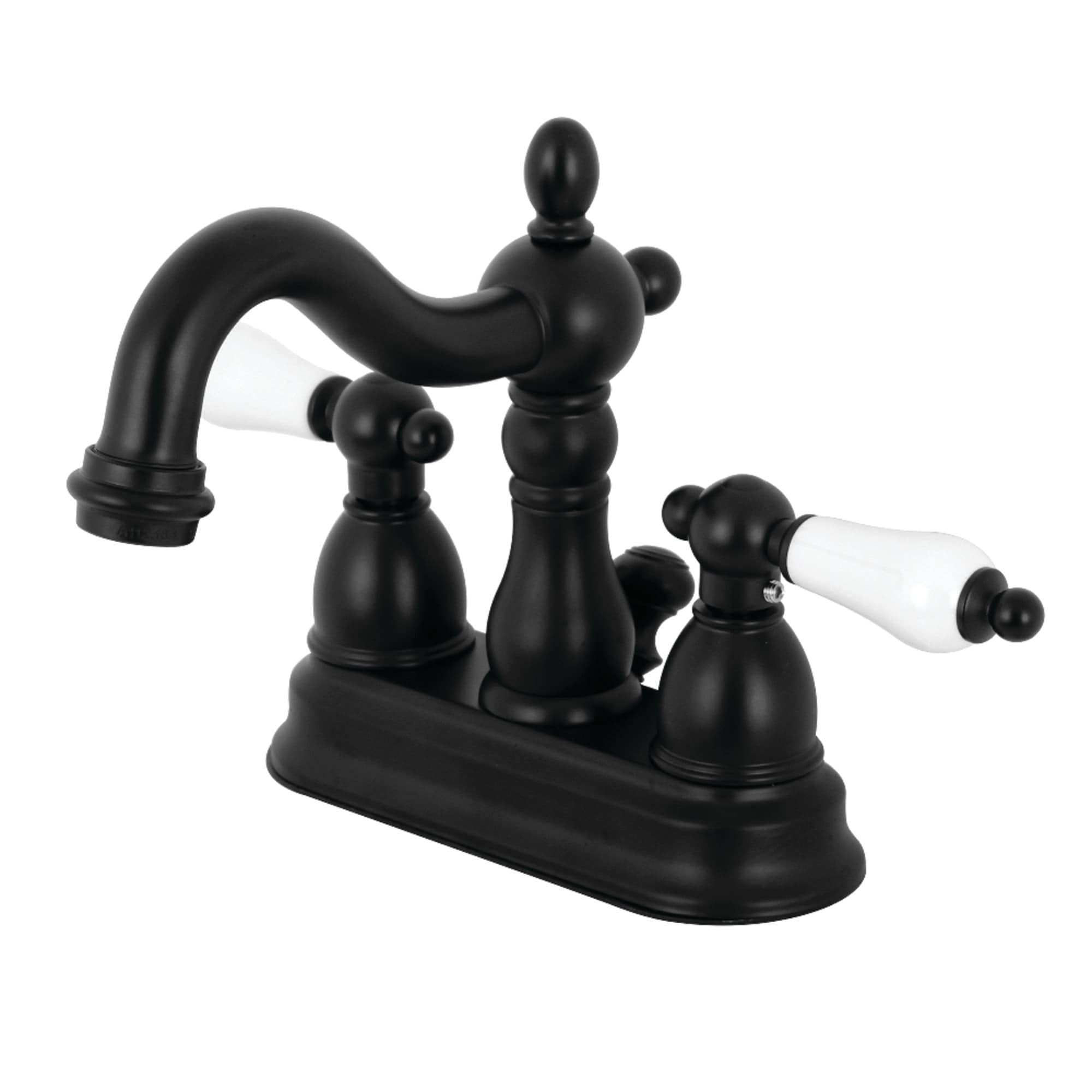 Heritage Two-Handle 3-Hole Deck Mount 4 in. Centerset Bathroom Faucet