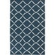 preview thumbnail 43 of 59, Hand-woven Villach Flatweave Wool Area Rug - 9' x 13' Cobalt