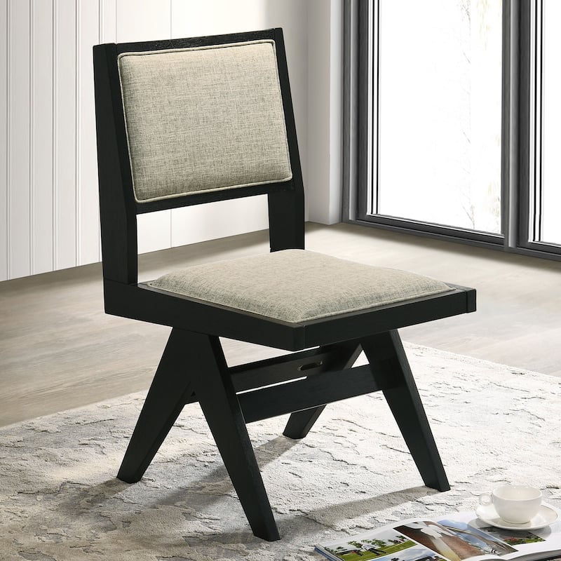 Dining Room Side Chairs Upholstery Seat 2pc Dining Side Chairs