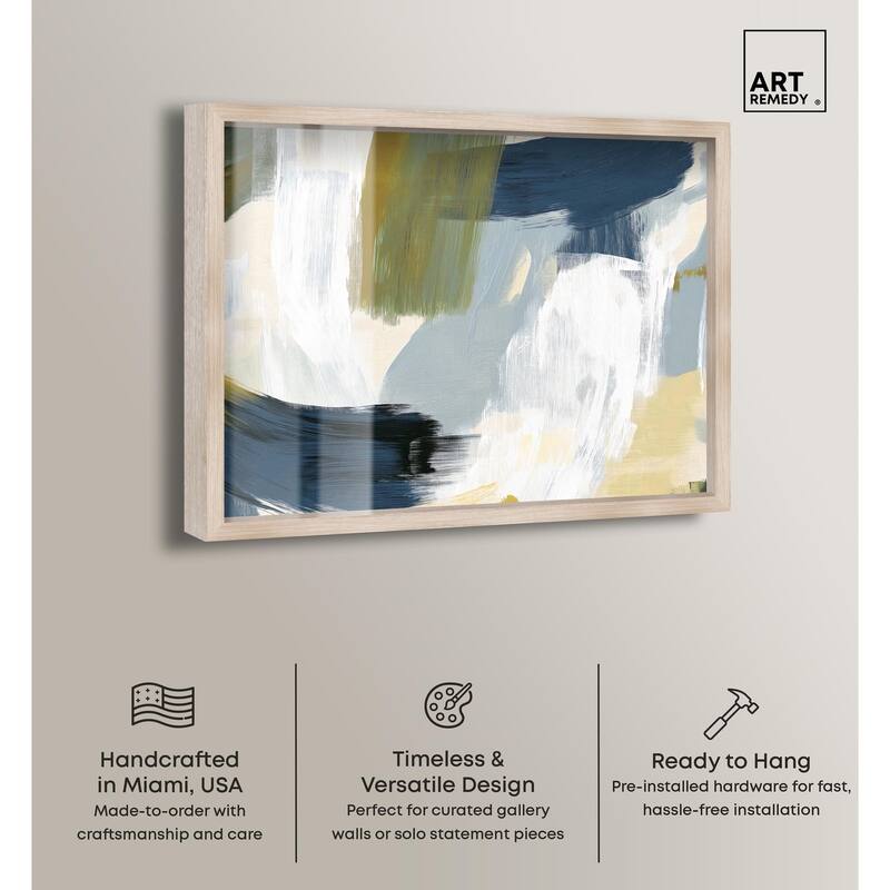 Moss Layers II Shadowbox by Art Remedy