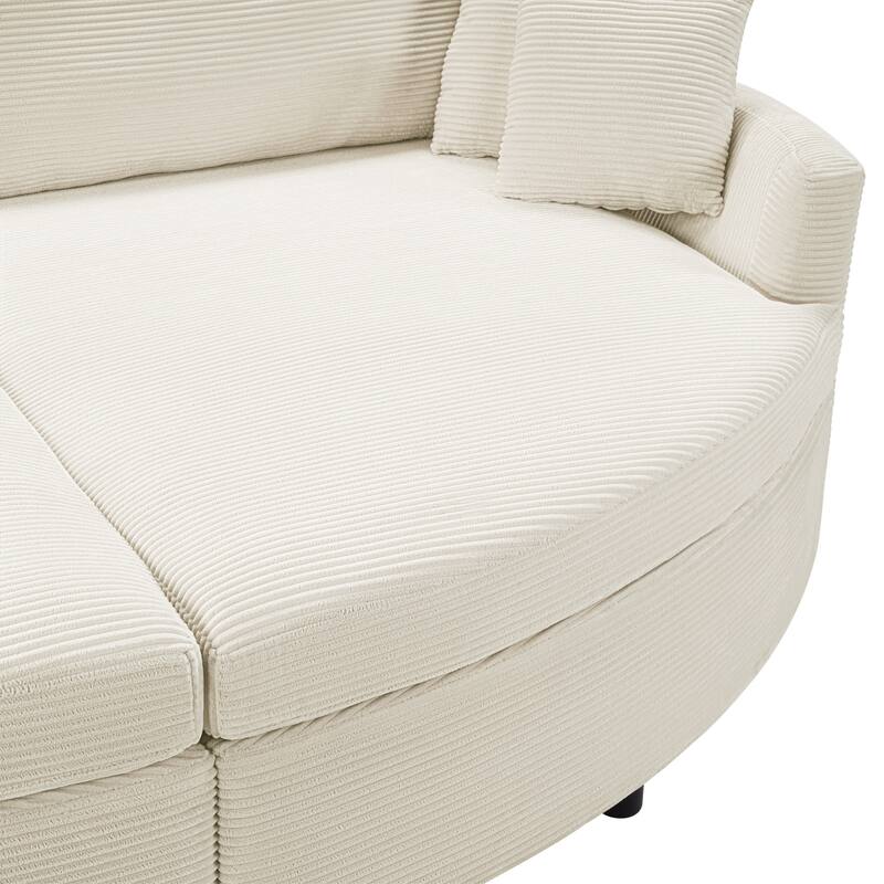 Oversized Double Chaise Lounge Sofa, Sofa Bed Recliner Loveseat Sofa Couch with Deep Seat and USB Ports