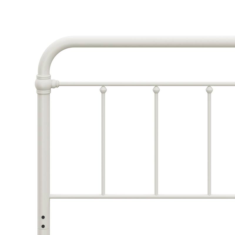 Hillsdale Kirkland Metal Headboard, White