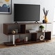 preview thumbnail 2 of 15, SAFAVIEH Home Collection Jarrett Large Media Stand - 62" W x 14" D x 24" H Natural