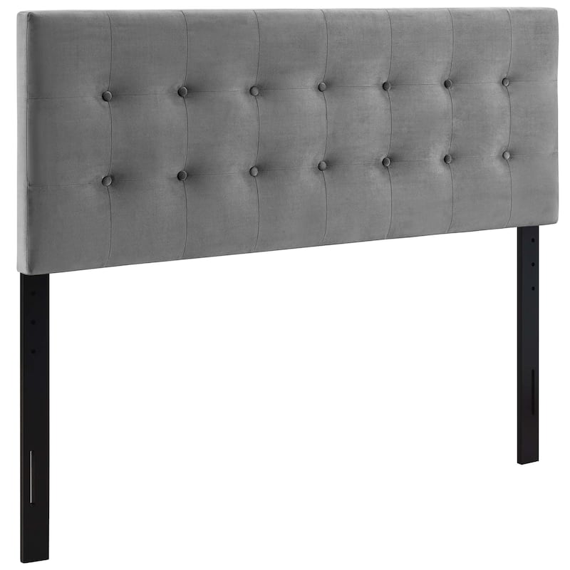 Carson Carrington Labbgard Queen Tufted Velvet Headboard