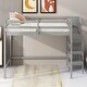 preview thumbnail 2 of 6, Full Size Loft Bed with Built-in Wardrobe and Storage Staircase