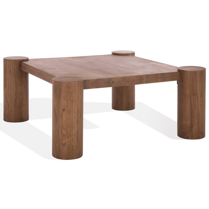SAFAVIEH Couture Trescott Square Wood Coffee Table - 35"W x 35"D x 15"H