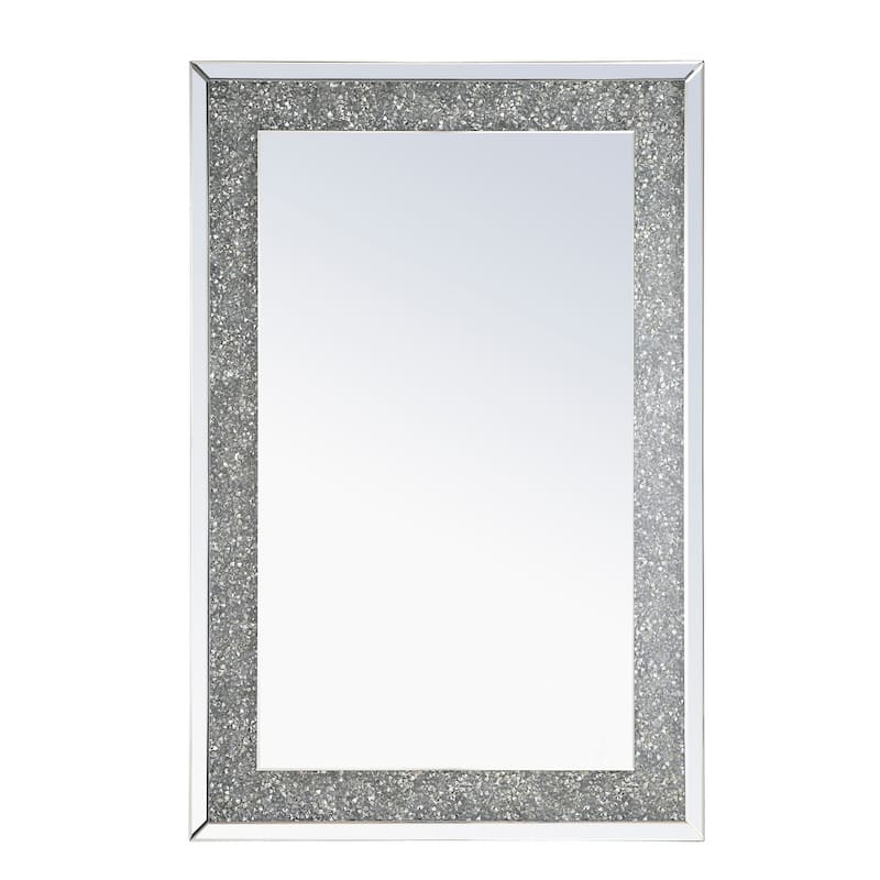 Mio 31.5 Inch Rectangle Crystal Mirror In Clear Finish - 47 inches - 47 inches - Clear