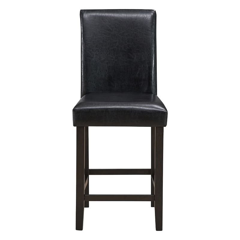 Gymax Set of 2 Bar Stools 25inch Counter Height Barstool Pub Chair - See Details