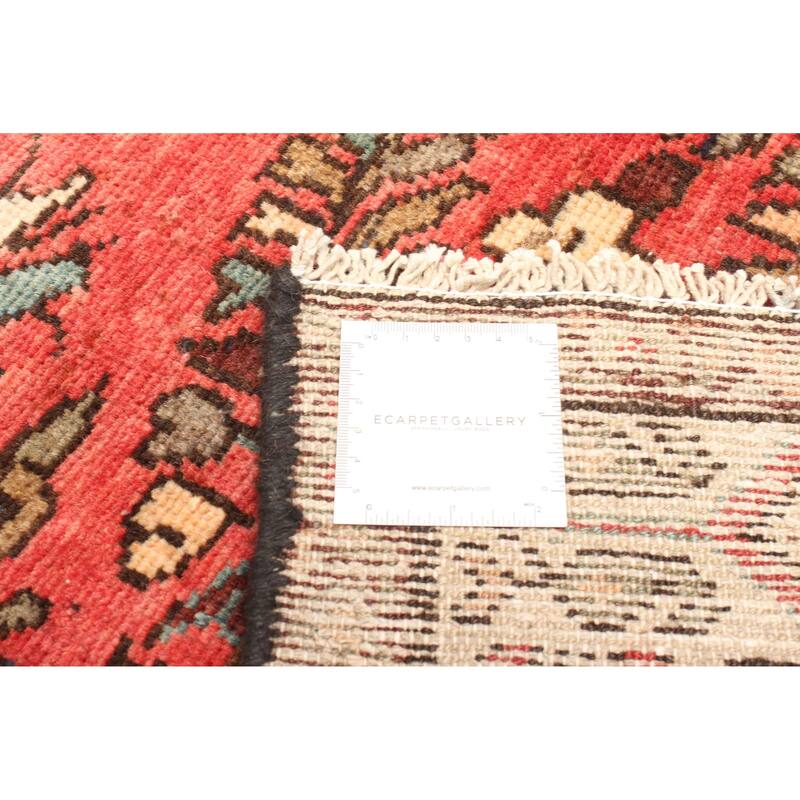 ECARPETGALLERY Hand-knotted Andelz Red Wool Rug - 4'5 x 8'2