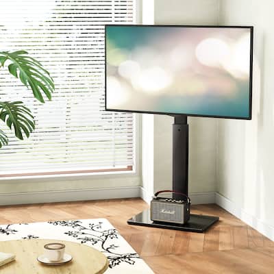 FITUEYES Floor TV Stand for 27-50 Inch TVs Metal Base Hold up to 88 lbs