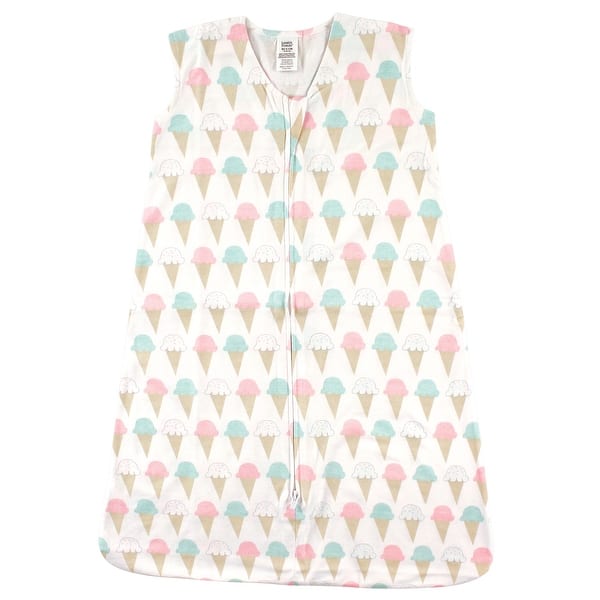 slide 1 of 1, Luvable Friends Baby Girl Sleeveless Jersey Cotton Sleeping Bag, Sack, Blanket, Ice Cream Jersey 0-6 Months - Ice Cream Jersey