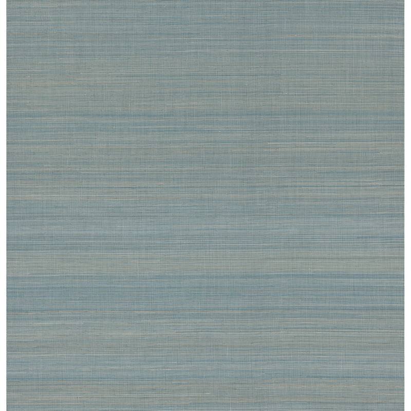 A-Street Prints Mai Turquoise Abaca Grasscloth Wallpaper