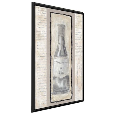 "Vinaigre d' Vin" Print on Floating Canvas
