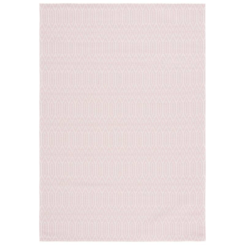 Martha Stewart by SAFAVIEH Annelene Cotton Rug - 8' x 10' - Pink/Ivory