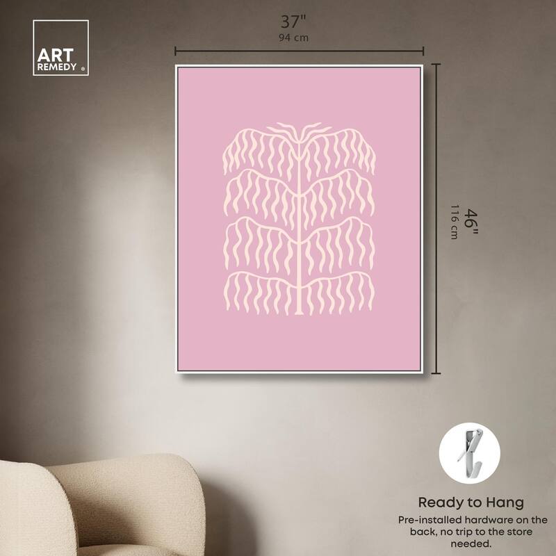 Lavender Mauve Canvas by Art Remedy