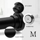 preview thumbnail 4 of 18, MERIVILLE 1-inch Diameter Metal Spring Tension Rod, Adjustable