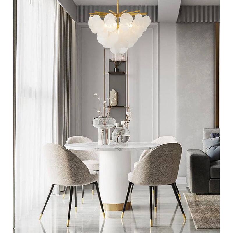 Antique Brass Metal Semi Flush Mount - N/A