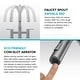 preview thumbnail 41 of 86, KRAUS Oletto Bridge Kitchen Faucet with 2-Function Pull-Down Sprayhead
