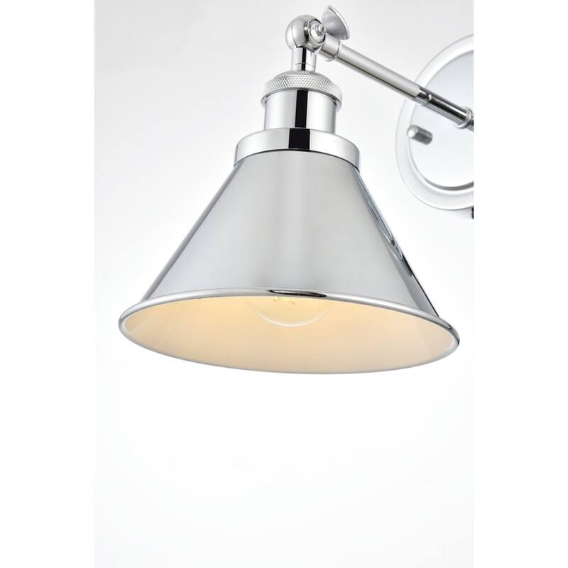 Brunt 1 Light Black Plug In Wall Sconce
