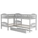 preview thumbnail 6 of 40, Wonderful Design Twin L-Shaped Bunk bed with Trundle