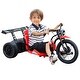 preview thumbnail 1 of 13, 24V 14Ah Ride On 3 Wheelers Go Kart for Kids, Battery Two 300W Motors Red