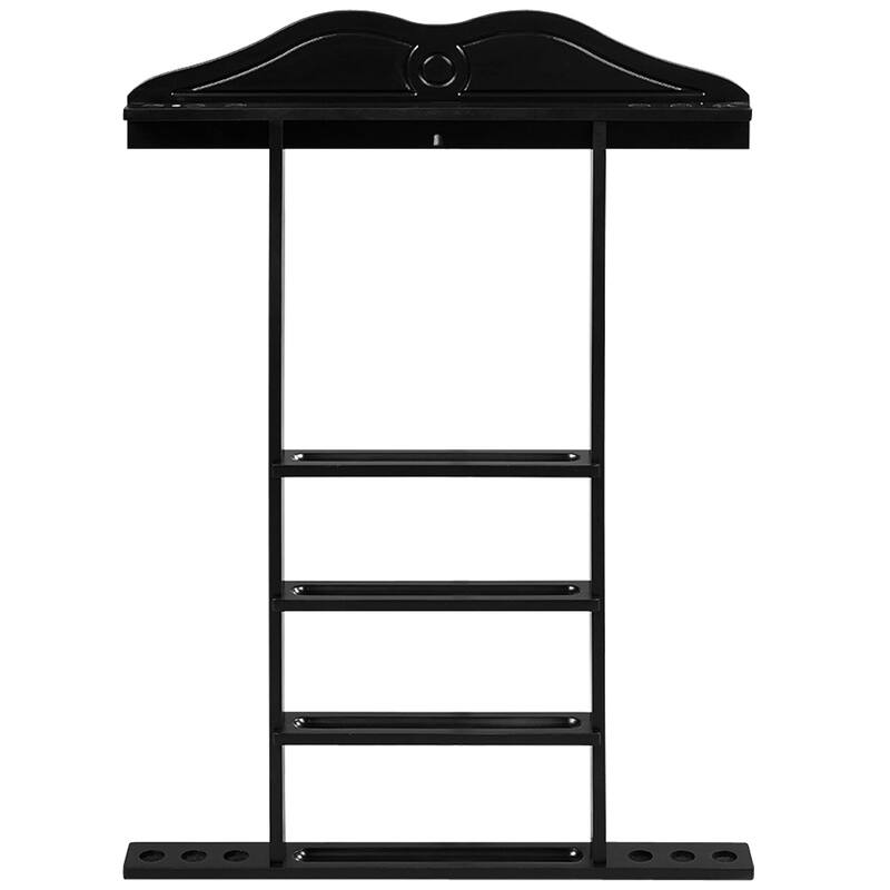 Wall Cue Rack - 29.5x3x44 - Black