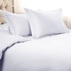 preview thumbnail 50 of 87, Superior Egyptian Cotton 1000 Thread Count 3 Piece Duvet Cover Set White - Full - Queen