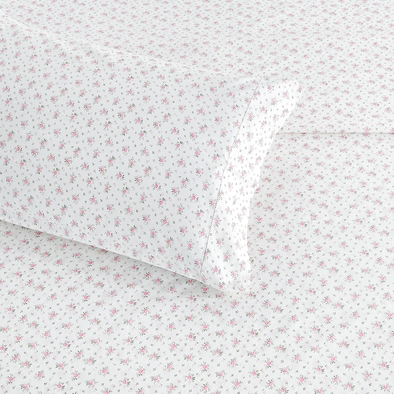 La Fleur Percale Cotton Sheet Set