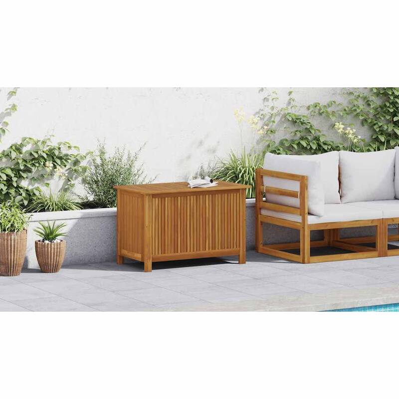 vidaXL Outdoor Storage Box, Solid Acacia Wood