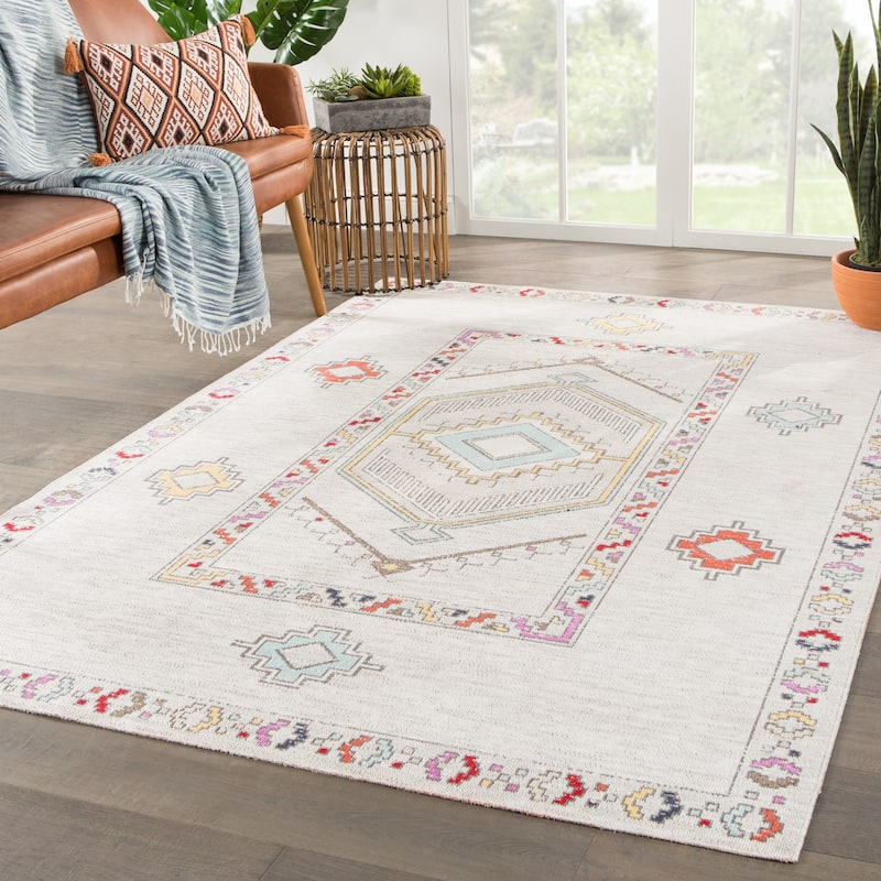 The Curated Nomad Don Chee Tribal Medallion Indoor/ Outdoor Area Rug