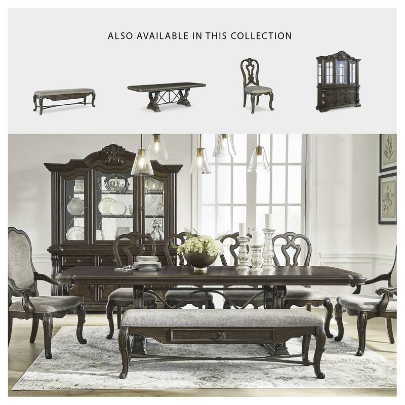 Signature Design by Ashley Maylee Dark Brown Dining Chair - 21.5"W x 26"D x 44"H