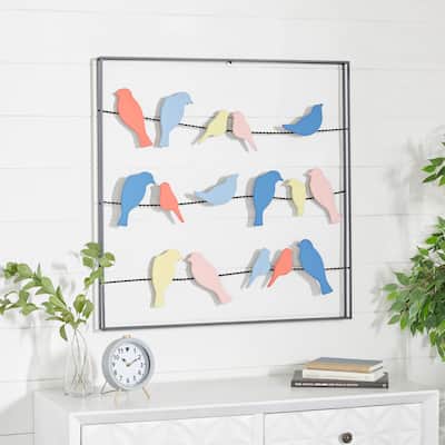 Multi Iron Coastal Wall Decor 31 x 32 x 2