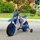 preview thumbnail 2 of 7, Motorcycle Dirt Bike Electric Battery-Powered Ride-On Toy Off-road Street Bike with Charging Battery, Training Wheels Blue