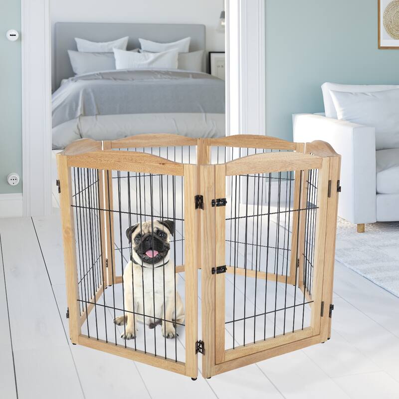 PETMAKER 6-Panel Foldable Pet Gate - N/A
