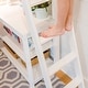 preview thumbnail 7 of 47, Max & Lily Twin-Size High Loft Bed with Wraparound Desk and Shelves