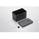 preview thumbnail 7 of 12, Yamazaki Home Vacuum-Sealing Butter Dish, Polypropylene, 700ml - L 3.62 x W 5.79 x H 3.35 inches