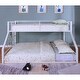 preview thumbnail 12 of 11, Drella Transitional Metal Bunk Bed with Ladder by Furniture of America