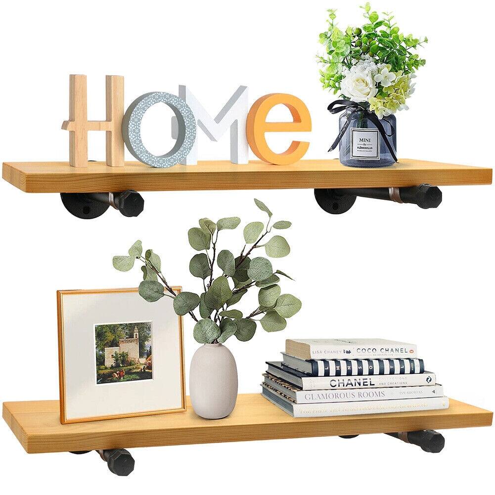 Wall-Mounted Floating Storage Shelves