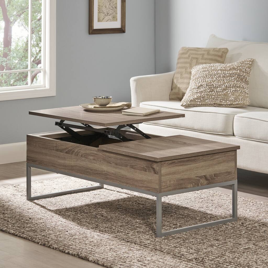 Maxine Dual Lift-top Wood Storage Coffee Table by Christopher Knight Home